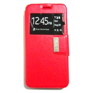 Capa Flip Nokia 5 C/ Apoio e Janela - Vermelho