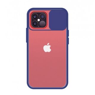 Capa Iphone 12 Pro Max (6.7) Gel Tampa Deslizante - Azul