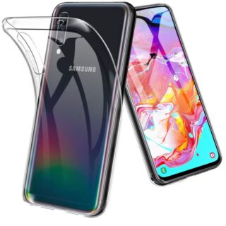 Capa Samsung Galaxy A70 Gel - Transparente Total
