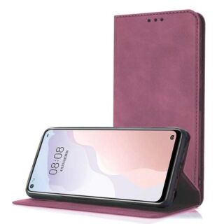 Capa Samsung A22 5G Flip Book Magnética - Rosa
