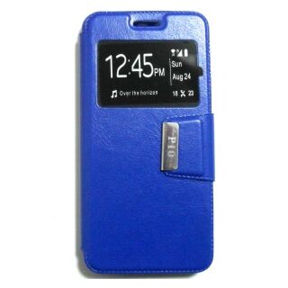 Capa Flip Huawei P10 C/ Apoio e Janela - Azul