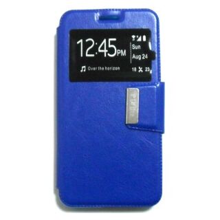 Capa Flip Huawei P10 Lite C/ Apoio e Janela - Azul