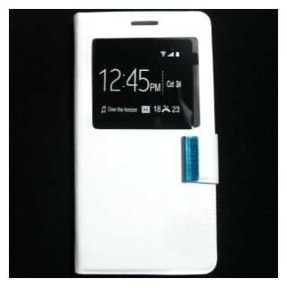 Capa Flip Samsung Galaxy Note 4 C/ Apoio e Janela - Branco