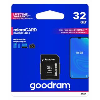 Cartão de Memória GOODRAM Micro SDHC 32GB