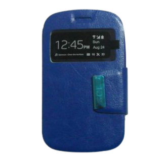 Capa Flip Alcatel One Touch Pop  C1 C/ Janela - Azul