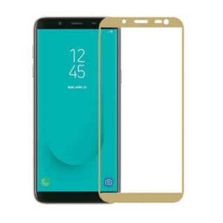  Vidro Temperado Samsung Galaxy J6 2018 Full Protection - Dourado
