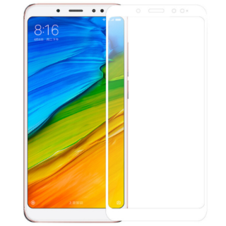  Vidro Temperado Xiaomi Redmi Note 5 Pro Full Protection - Branco