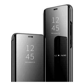 Flip Case Clear View Samsung Galaxy J4 2018 - Preto