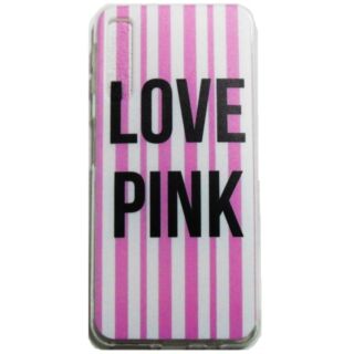 Capa Samsung Galaxy A7 2018 Gel Fashion - Love Pink