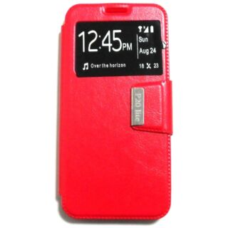 Capa Flip Huawei P20 Lite C/ Visor - Vermelho