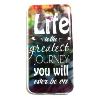 Capa Gel Fashion Vodafone Smart Prime 7 -Life is The Greatest journey You Will Ever Be on