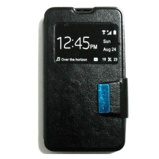Capa Flip Nokia 625 C/ Apoio e Janela - Preto